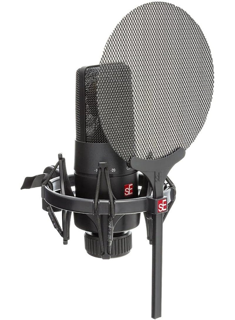 SE Electronics ميكروفون مكثف قلبي الشكل ذو غشاء كبير من طراز X1 S Vocal Pack من sE Electronics مع حزمة عزل - Image 2