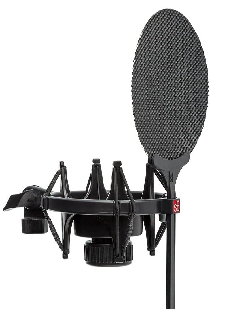 SE Electronics ميكروفون مكثف قلبي الشكل ذو غشاء كبير من طراز X1 S Vocal Pack من sE Electronics مع حزمة عزل - Image 3