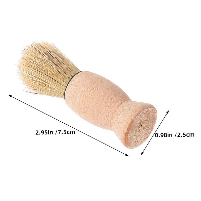 VALICLUD 4 قطع من عدة العناية باللحية الخشبية فرشاة الحلاقة أداة شعر الشارب - Image 3