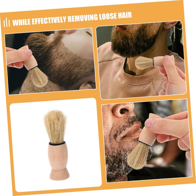 VALICLUD 4 قطع من عدة العناية باللحية الخشبية فرشاة الحلاقة أداة شعر الشارب - Image 4