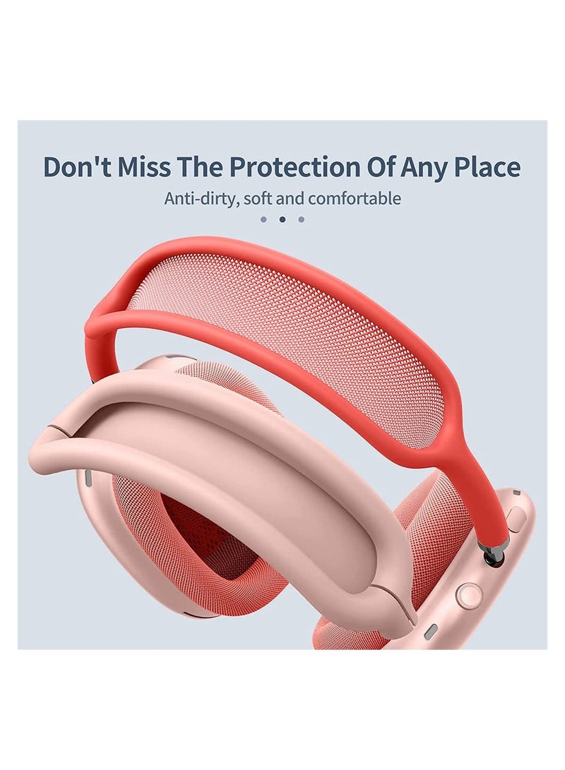 SYOSI Silicone Case Cover for AirPods Max Headphones Anti Scratch Ear Cups Cover Skin Headset Protective Accessories - Image 4