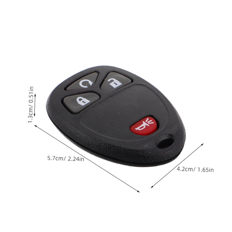 Scratch Resistant Car Key Cover Case Protective Shell Replacement Black - Image 3