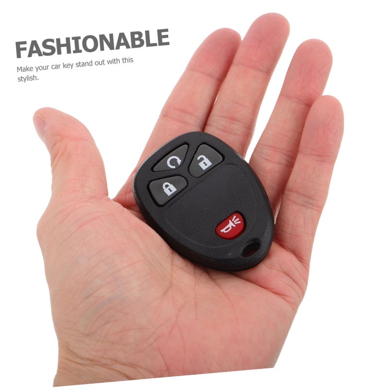 Scratch Resistant Car Key Cover Case Protective Shell Replacement Black - Image 5