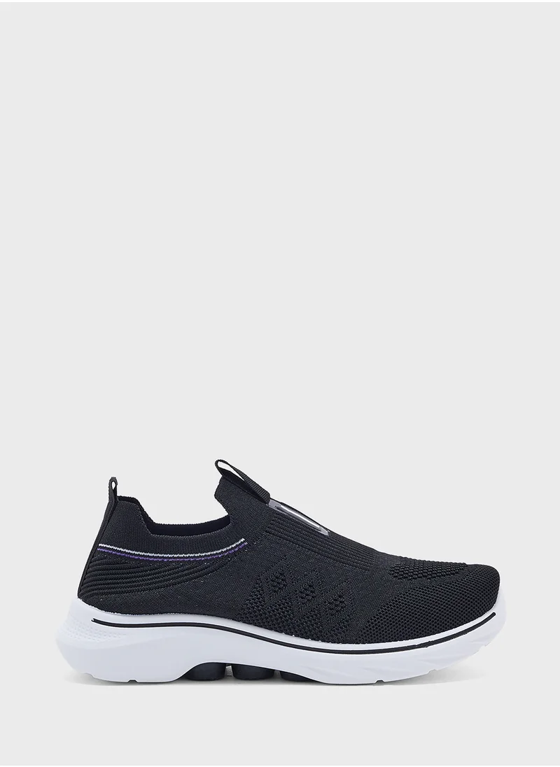 Ginger Sporty Knit Slip On Comfort Shoes