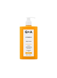 Q+A كريم فيتامين سي للجسم بمكونات تعمل على تعزيز الترطيب عن طريق عكس مكياج بشرتك وتفتيح البشرة وتوحيد لونها وتعزيز الكولاجين 250 مل  - Image 2