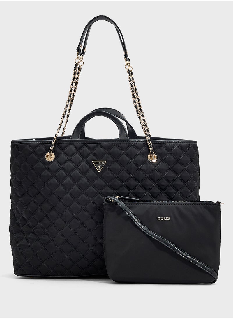 GUESS - Giully Large 2 In 1 Tote - Image 1