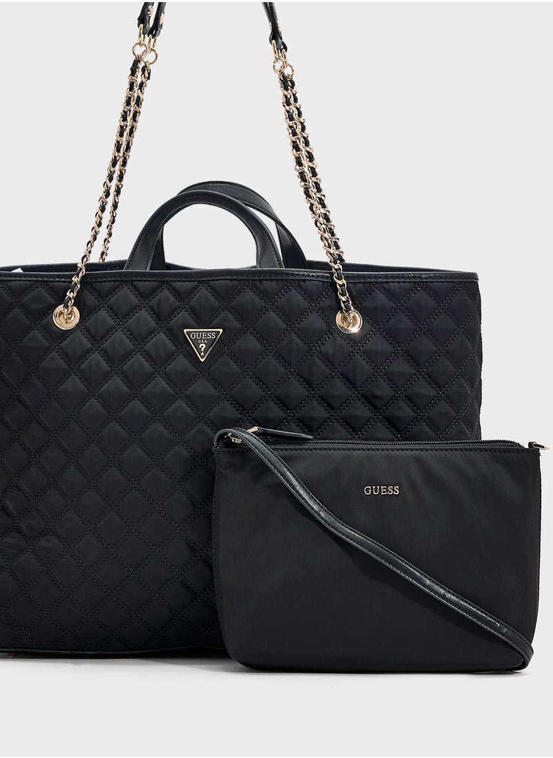 GUESS - Giully Large 2 In 1 Tote - Image 1