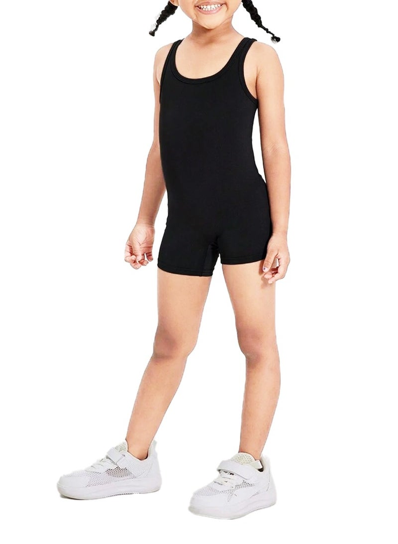 Nileton Sports Jumpsuits for kids & Teens  - Shorts Bodysuit tight Fitting - Stretchy Comfortable Jumpsuit underpants for Girls  - Image 1