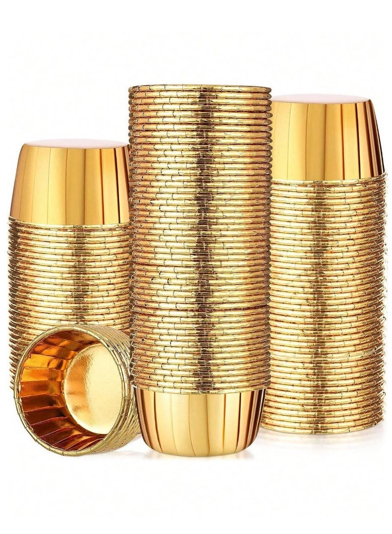 50pcs Cupcake Cups with Oilproof Baking Liners with Aluminum Foil Rims  - Image 3