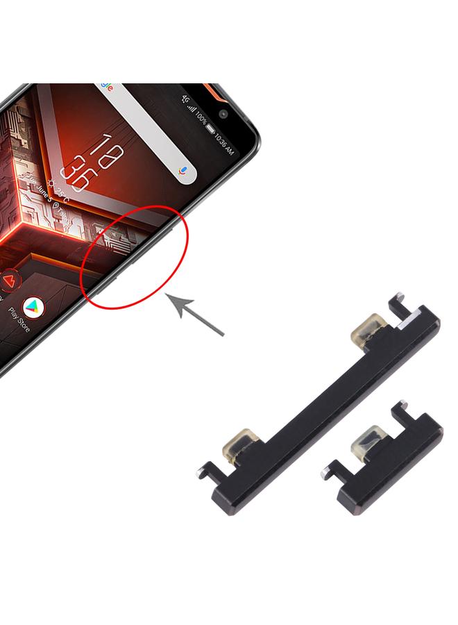 erorex For Asus ROG Phone ZS600KL 1set Power Button + Volume Control Button (Grey) - Image 4
