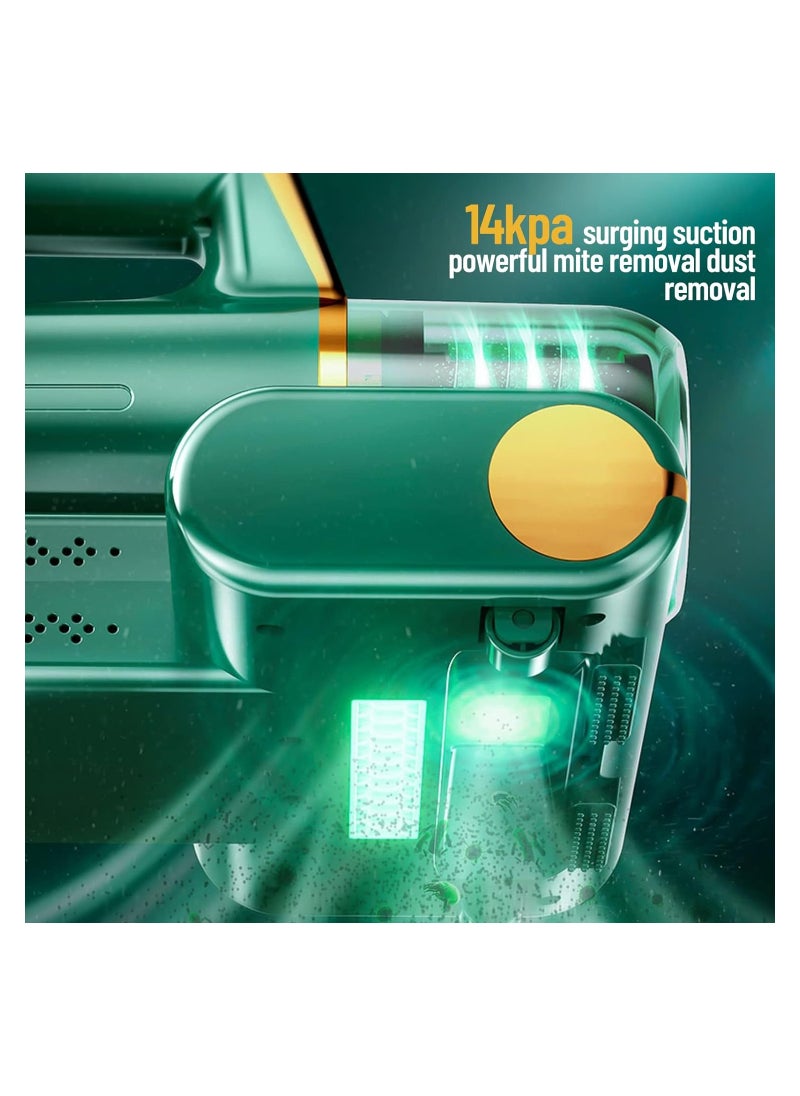 Generic - Handheld Cordless Vacuum Cleaner for Mattresses, Sofas, and Carpets with UV Germicidal Lamp, Washable HEPA Filter, and Deep Cleaning for Dust Mites and Germs. - Image 1