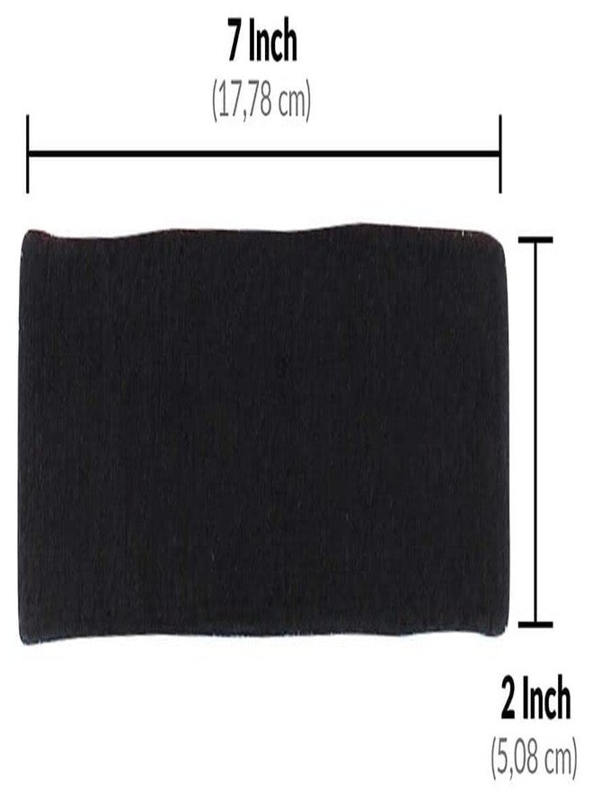 STEFFER Headband Sports, Gym Workout,Yoga Sweatband-All Sports Wear Headband Fitness Band Unisex (Pack of 2 Black Blue) - Image 4