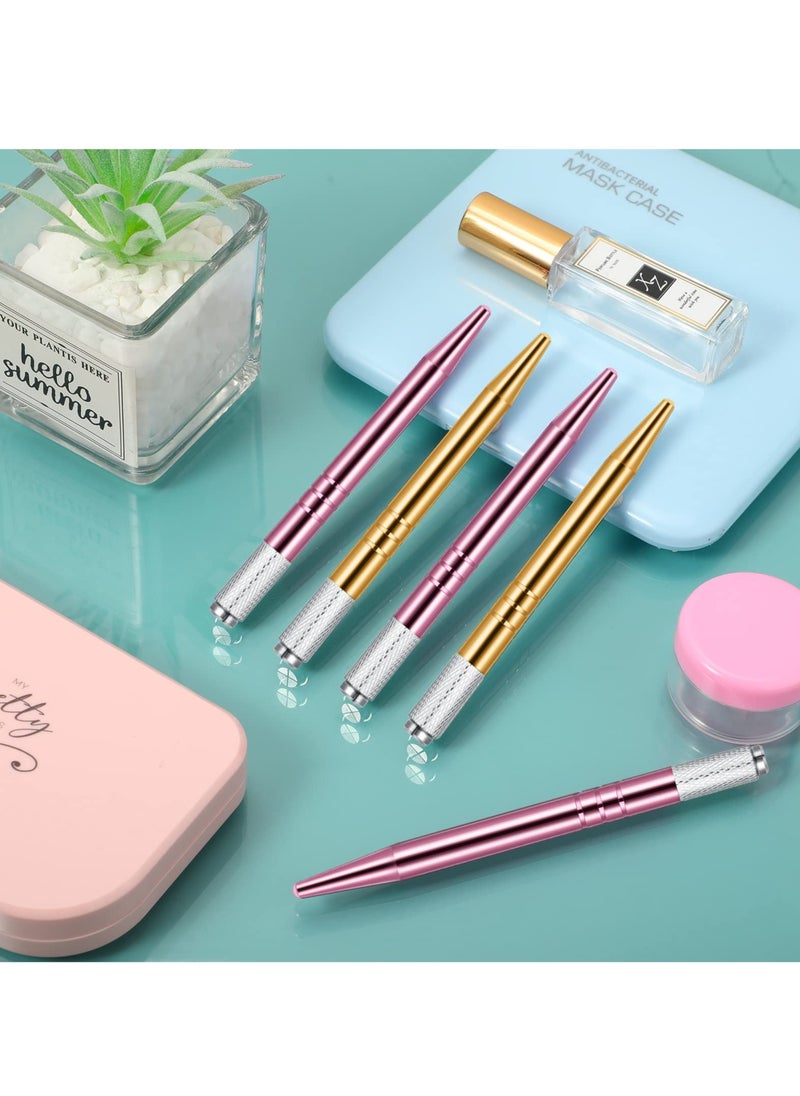 Excefore - Microblading Pens, Manual Fog Eyebrow Microblading Pen, Needle Tip Holder Tool Supply for Permanent Makeup Cosmetic Tool - Image 1