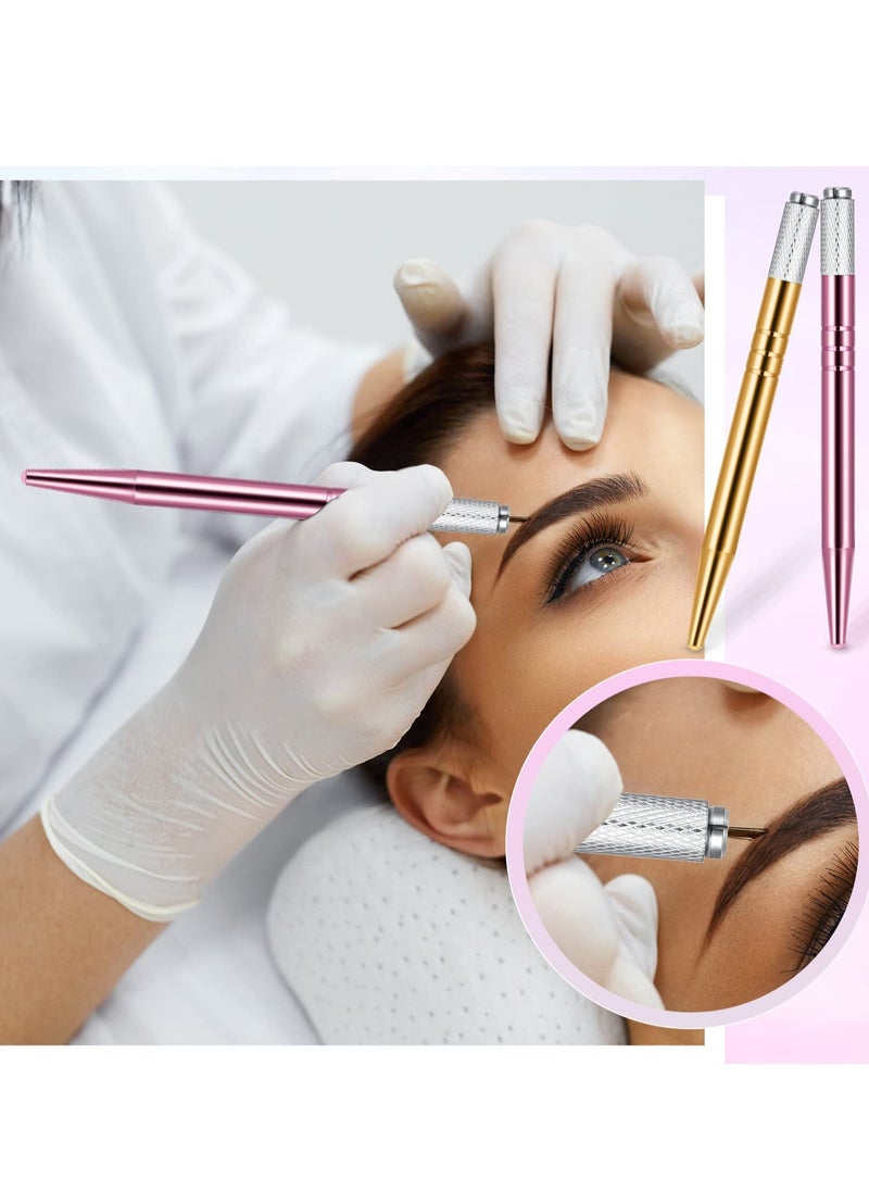 Excefore - Microblading Pens, Manual Fog Eyebrow Microblading Pen, Needle Tip Holder Tool Supply for Permanent Makeup Cosmetic Tool - Image 1
