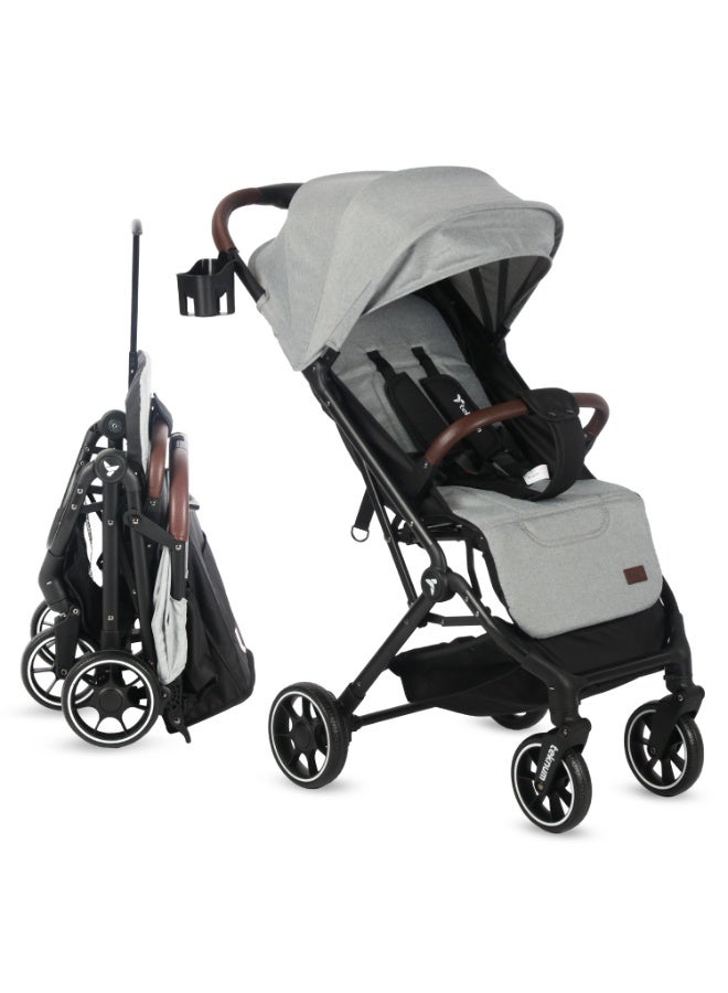 TEKNUM Travel Cabin Plus Stroller - Grey - Image 1