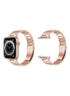 PROMASS Replacement Band For Apple Watch Series 1/2/3/4/5/6/SE 38/40mm Champagne Gold  - Image 2