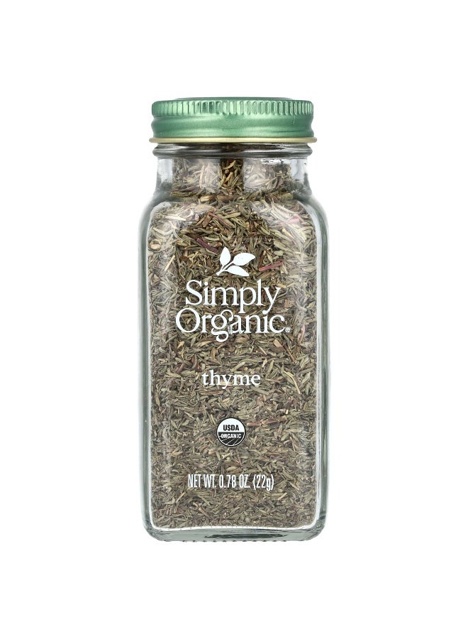 Simply Organic, Thyme, 0.78 oz (22 g) - Image 1