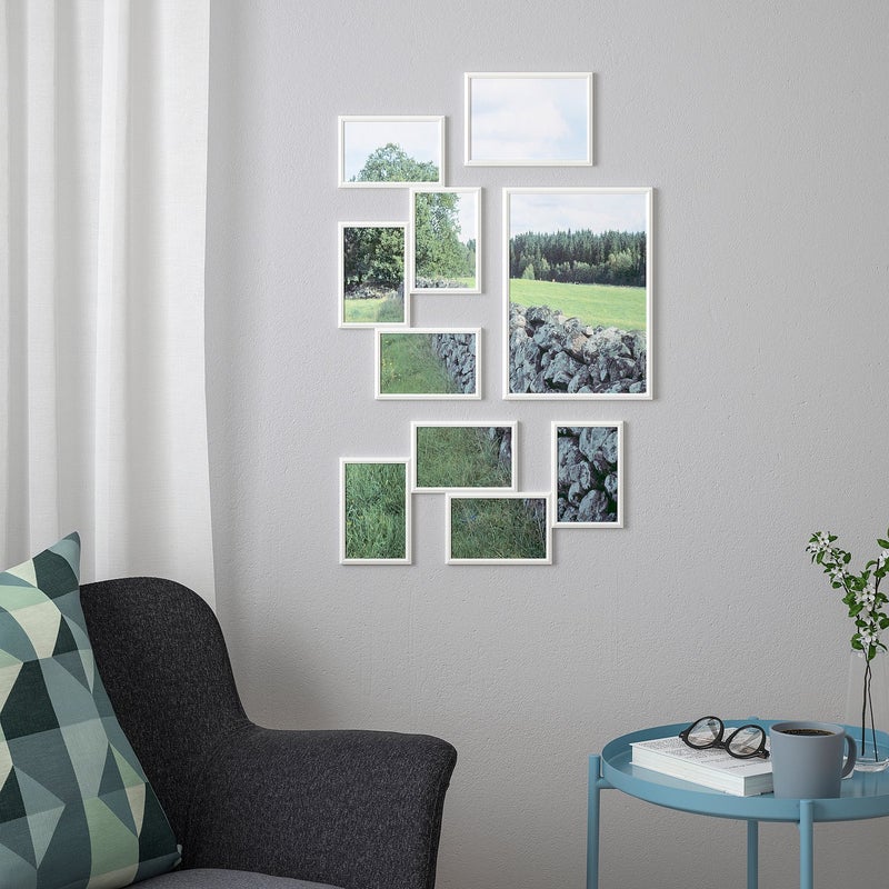 Baitique Lightweight Plastic Picture Frame with Snap-On Function, White, 21x30 cm - Image 4