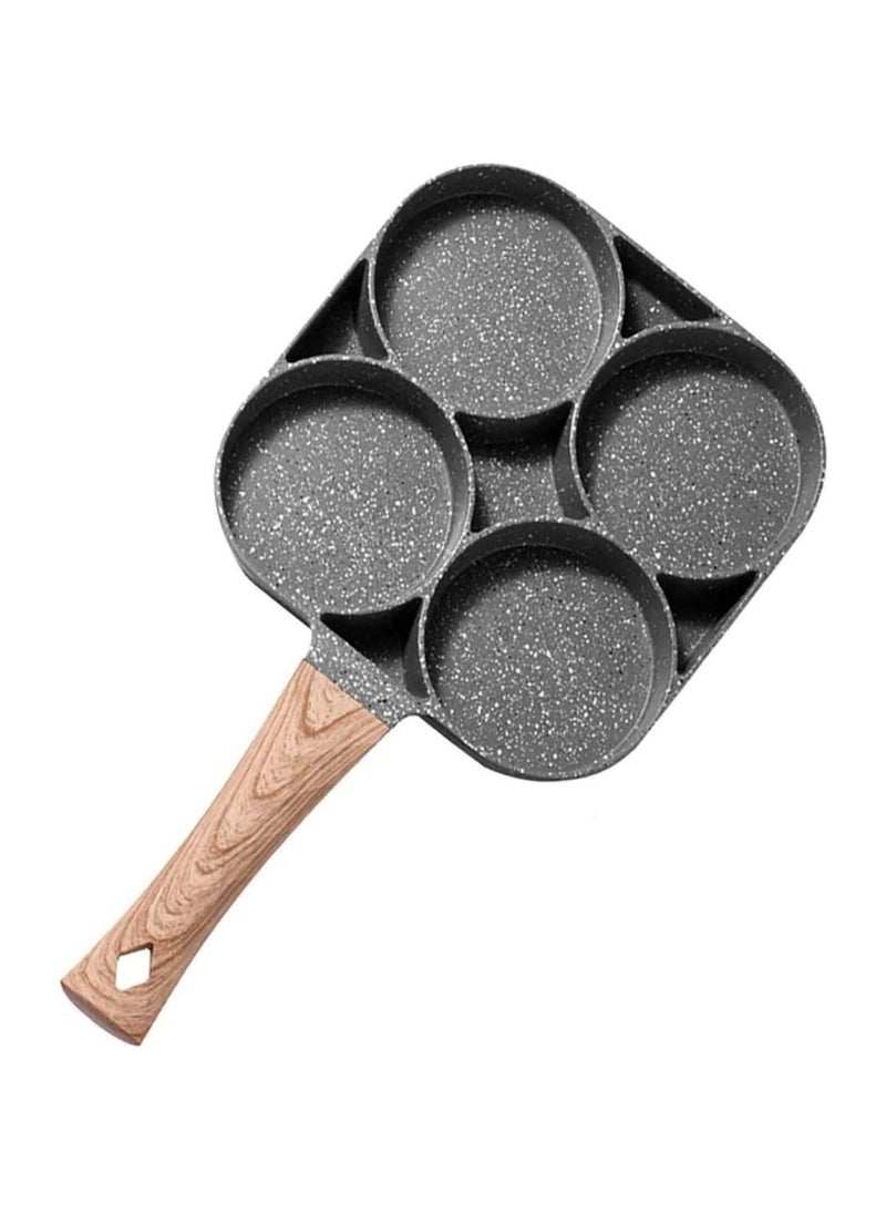 Egg Cooker Frying Pan, 4-Cups Non-Stick Cookware Aluminium Alloy Fried Egg Cooker,Pancake,Omelette Pan,Egg Poacher - Image 1