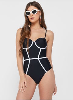 Two Tone Swimsuit