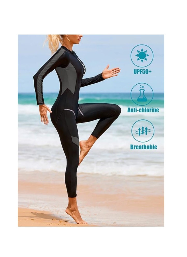 TRASSLE Wetsuit Women Diving Suit with Front Zip, Wetsuits for Women in Cold Water Swimming Diving Snorkeling Kayaking  - Image 5