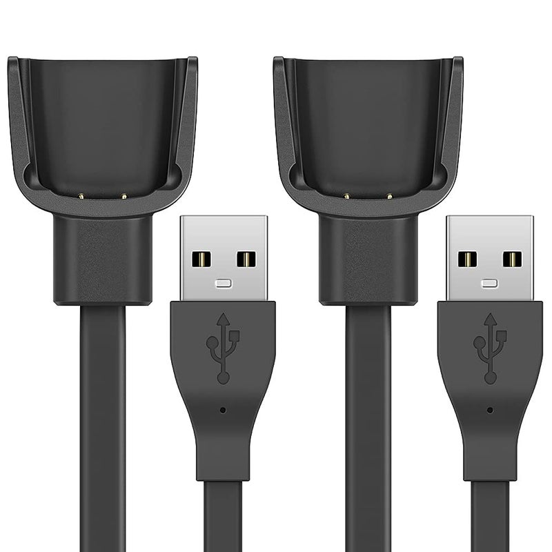 TUSITA توسيتا [عبوة 2 - كابل شحن متوافق مع سوار بوند تاتش - كابل شحن USB بطول 3.3 قدم / 100 سم - ملحقات أساور الاتصال عن بُعد - Image 1