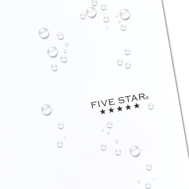 Five Star Spiral Notebook + Study App, 3 Subject, College Ruled Paper, Fights Ink Bleed, Water Resistant Cover, 8-1/2" x 11", 150 Sheets, White (72464) - Image 5