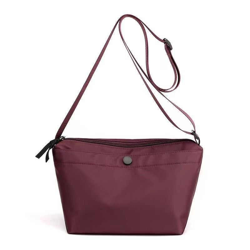 Summer Oxford Cloth Lightweight Womens Satchel Fuchsia