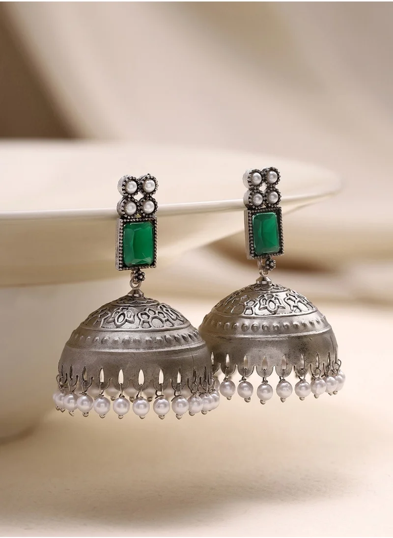 برياسي Plated Jhumkas