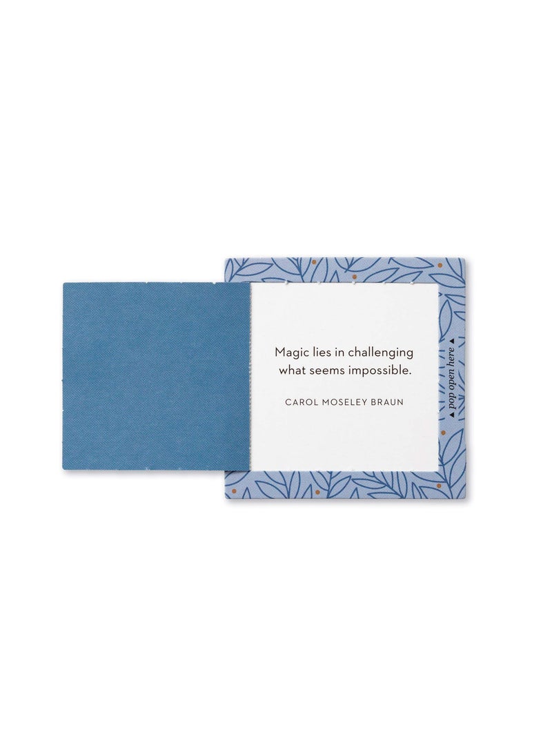 Compendium Compendium ThoughtFulls Pop-Open Cards — Be Strong — 30 Pop-Open Cards, Each with a Different Inspiring Message Inside  - Image 5
