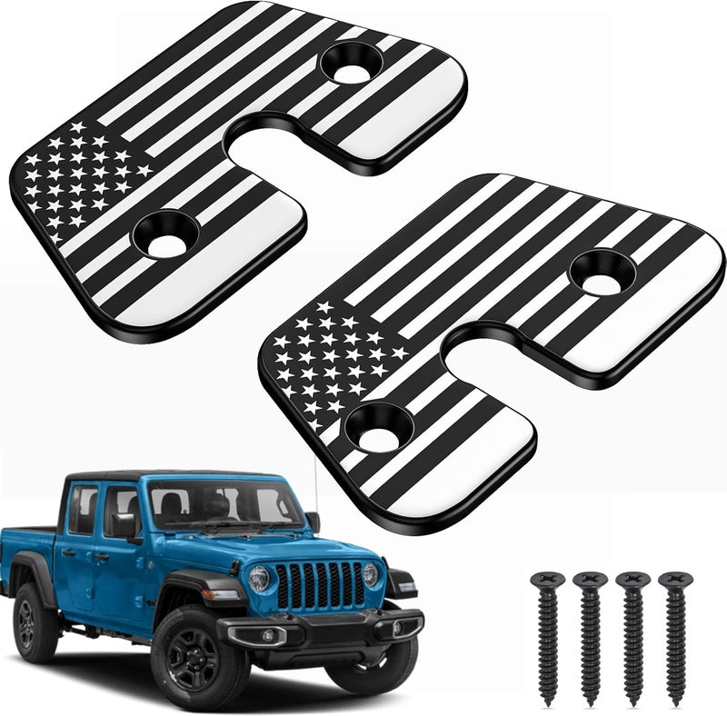 OGYE Aluminum Alloy Sun Visor Repair Kit with American Flag Design - Image 1