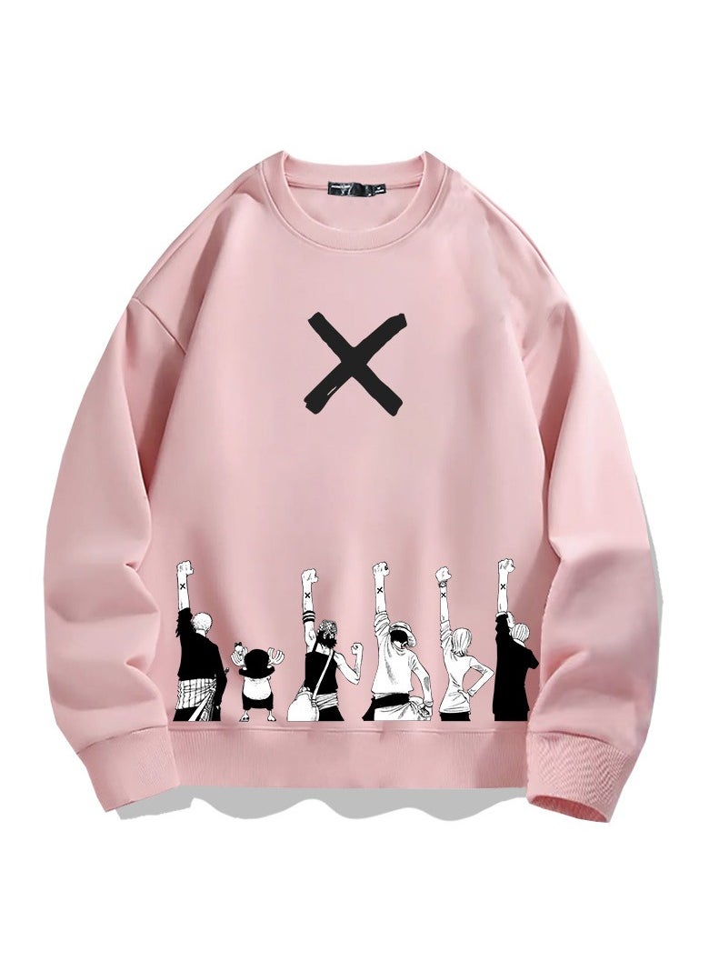 KUYING New One Piece Casual Loose Round Neck Hoodie  - Image 1