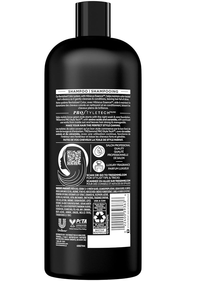 TRESemmé - TRESemmé Pro Solutions Color Care Renew Moisture & Shine Shampoo 28 fl oz 828 ml - Image 1