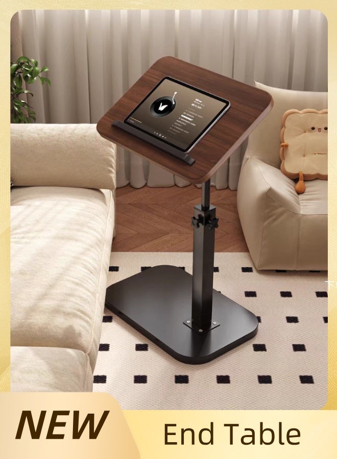 طاولة C قابلة للتعديل في الارتفاع مع دوران 360° | طاولة جانبية متعددة الوظائف للصف والمناطق الصغيرة (40x30سم) - Image 1