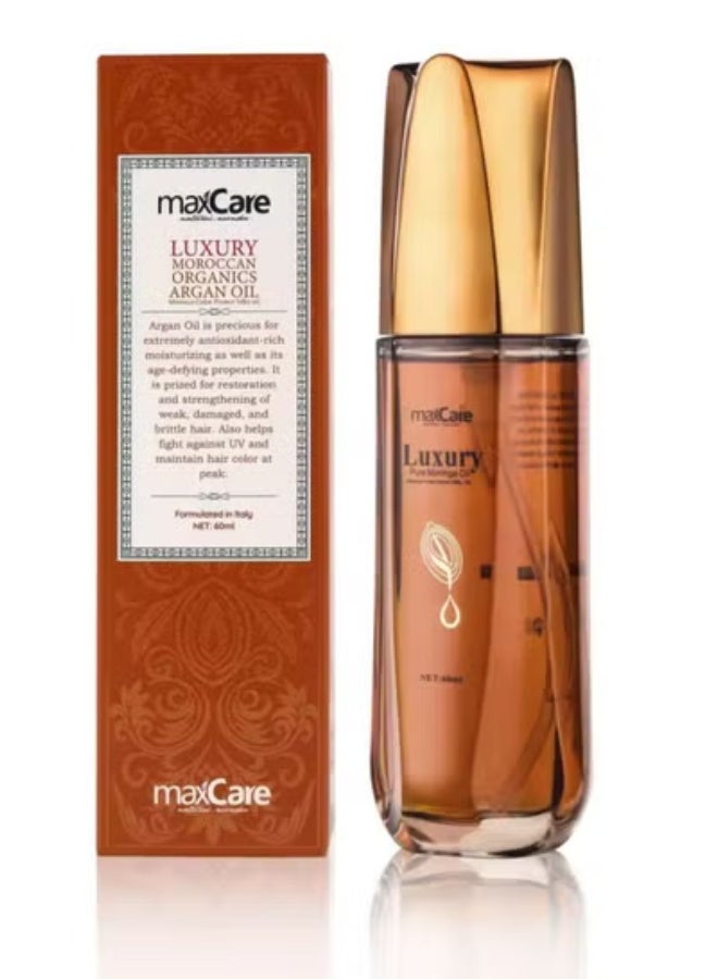 Maxcare Luxury Moroccan Organics Argan Oil 60ml - Image 1