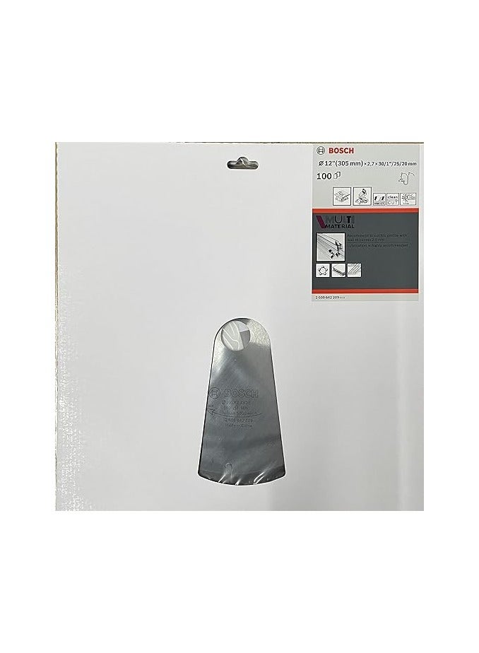 Bosch Multi-Purpose Circular Saw Blade – 12" (305mm), 100 Teeth – Model 2608642209 - Image 2