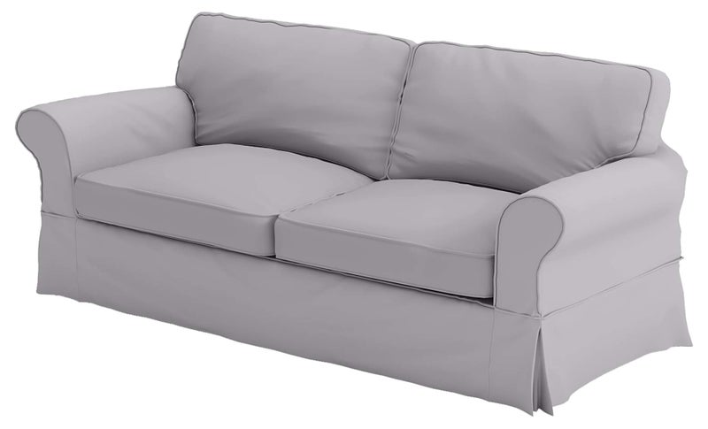 The Cotton Sofa Cover Only Fits Pottery Barn PB Comfort Grand Roll Arm Sofa A Durable Sofa Slipcover Replacement L Gray Box Edge