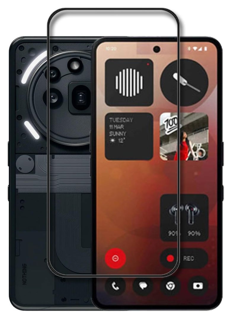 Screen Protector for Nothing Phone 3A Pro / Nothing Phone 3A Tempered Glass Screen Protector 9H Hardness Anti Fingerprint Scratch Resistance for Nothing Phone 3A Pro / Nothing Phone 3A  - Image 1