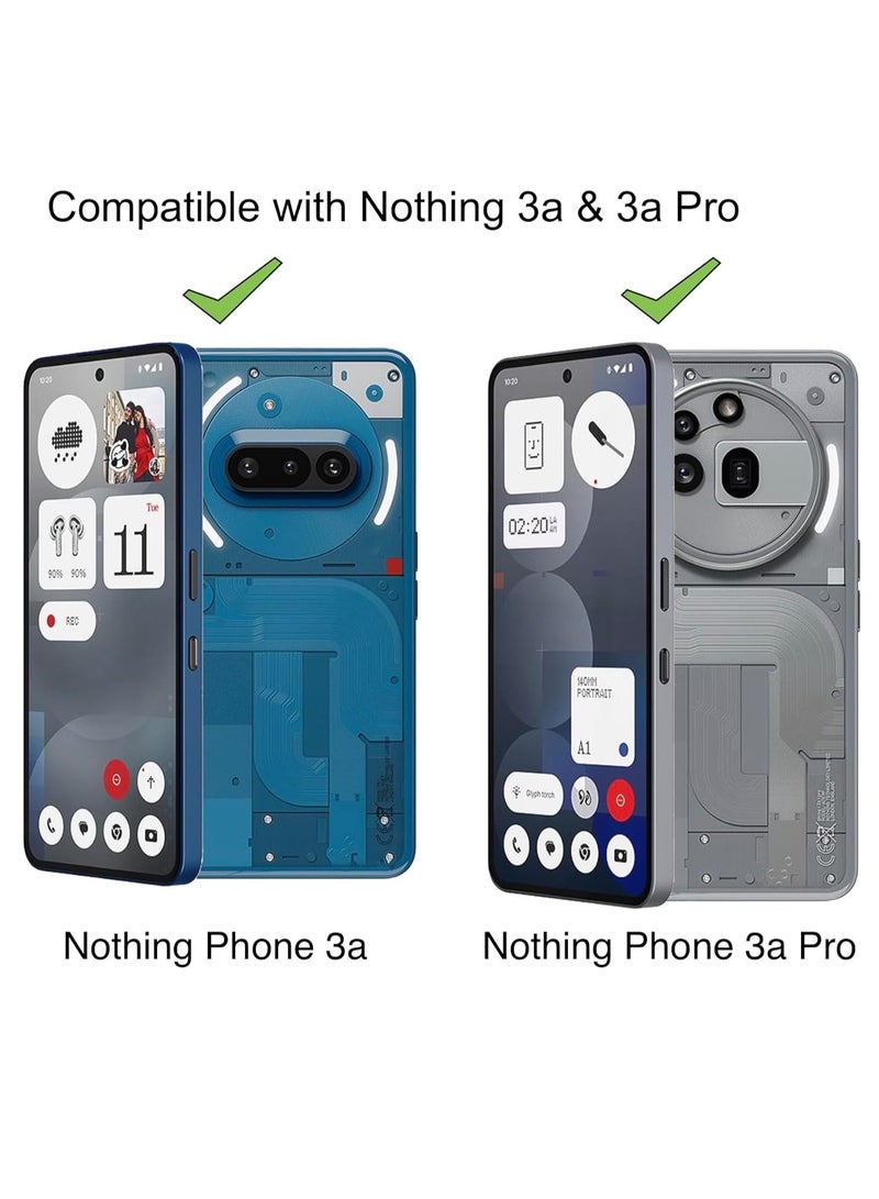 Screen Protector for Nothing Phone 3A Pro / Nothing Phone 3A Tempered Glass Screen Protector 9H Hardness Anti Fingerprint Scratch Resistance for Nothing Phone 3A Pro / Nothing Phone 3A  - Image 2