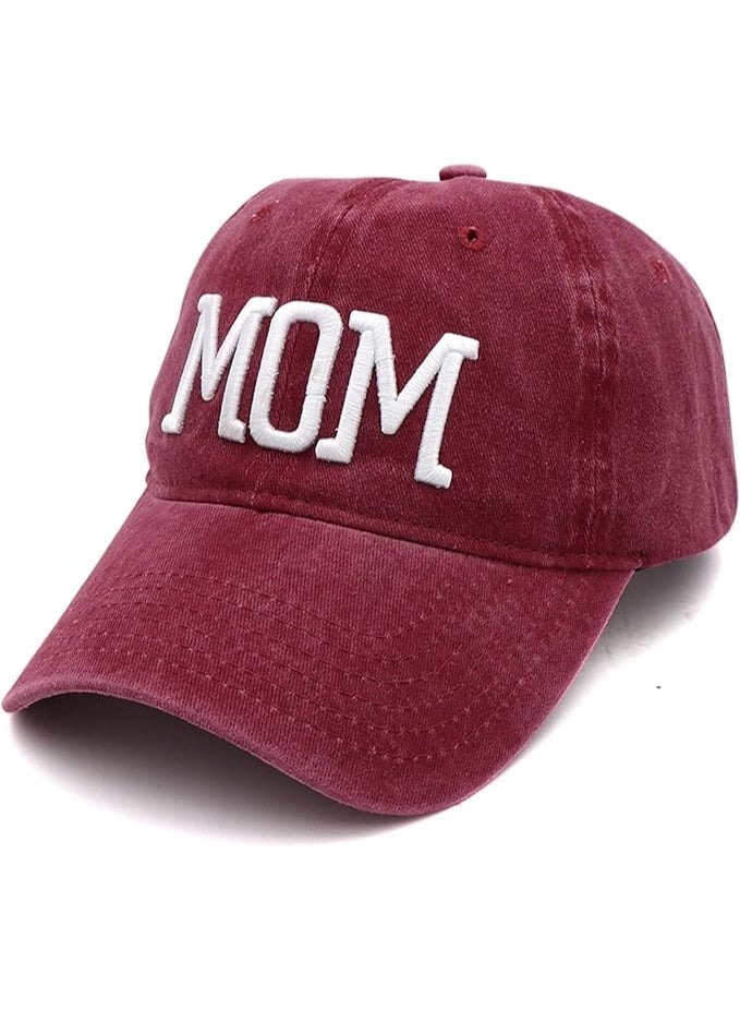 SHENGHUI Mom and Dad Hats Fathers Day Mom Dad Gifts Hat Embroidered Adjustable Baseball Caps Gift for Couples Parents（2pcs） - Image 5