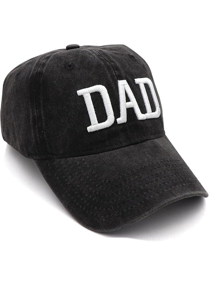 SHENGHUI Mom and Dad Hats Fathers Day Mom Dad Gifts Hat Embroidered Adjustable Baseball Caps Gift for Couples Parents（2pcs） - Image 4