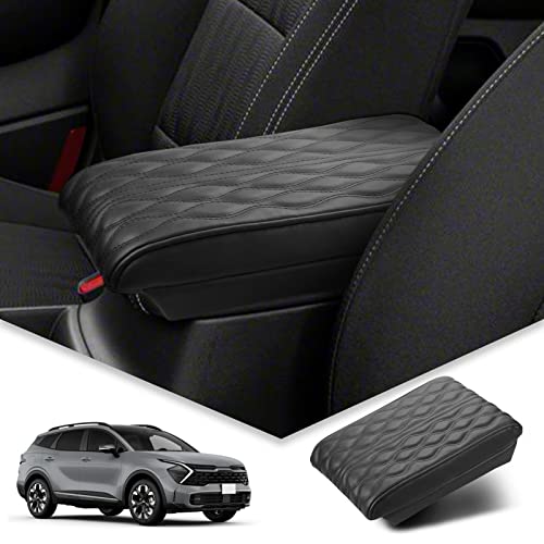 BIBIBO [Upgraded for 2025 2026 Kia Sportage Console Armrest Cover 2023-2025 2026 Kia Sportage NQ5 Console Lid,2023 Sportage Arm Rest Pad Cover Protector,2025 Kia Sportage Accessories Armrest Cushion - Image 1