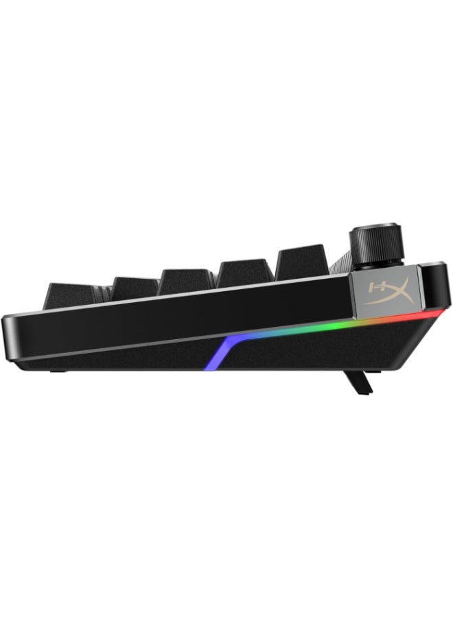 HyperX Alloy Rise 75 Wireless 75% Hot Swappable Mechanical Gaming Keyboard, PC, Up to 80 Hours Backlight On, Dual 2.4GHz Wireless and Bluetooth - Black I 91Y91AA#A2N - Image 4