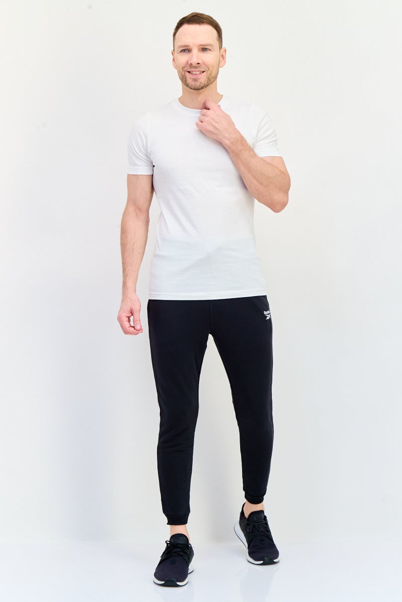 Reebok Men Sportswear Fit Outdoor Sweatpants, Black  - Image 4