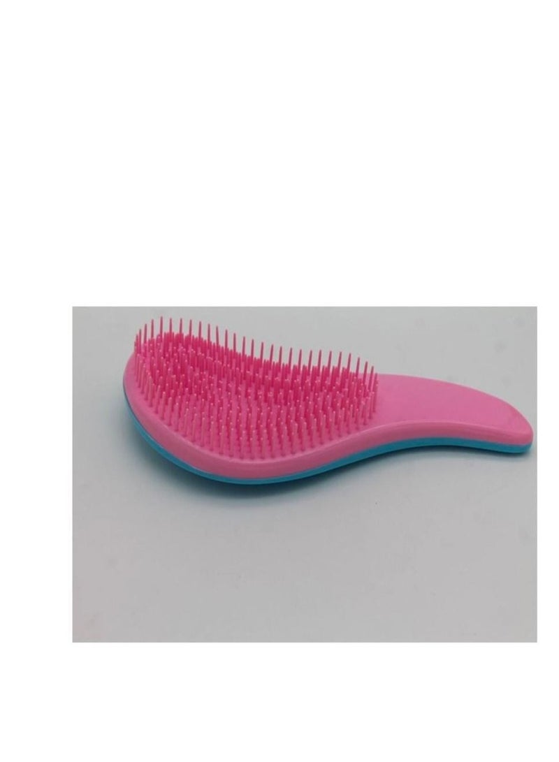 إحساس مشط فك تشابك الشعر, لون أزرق ووردي - Image 2