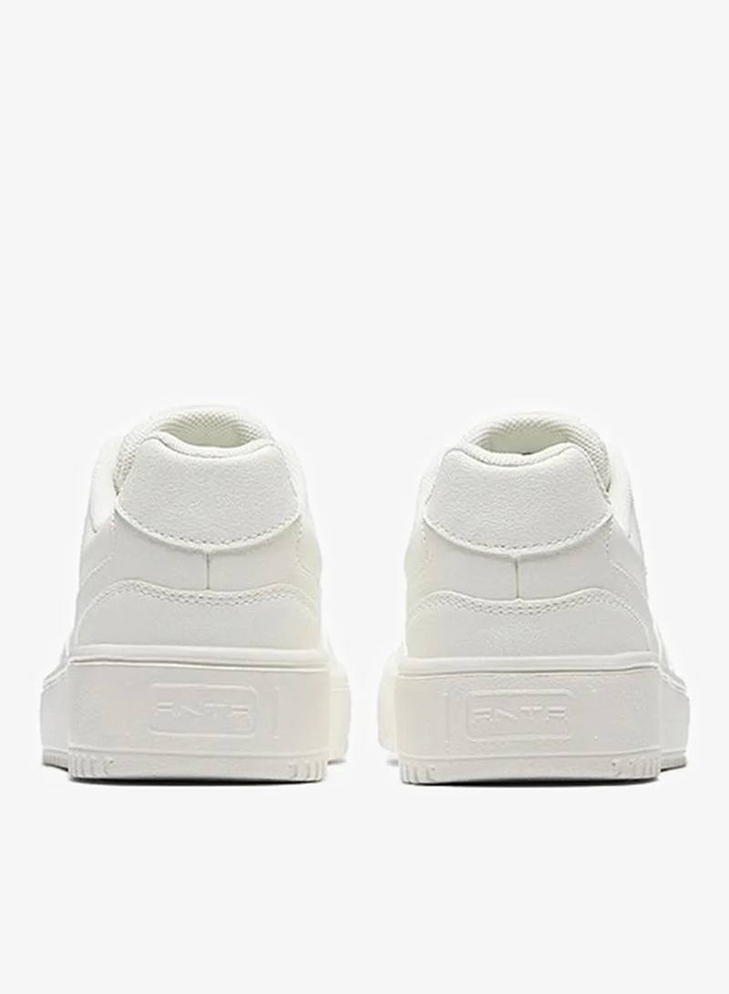 ANTA Beige Women’s Classic Low-Top Board Sneakers – Clean Minimal Style for Women | Best Price UAE