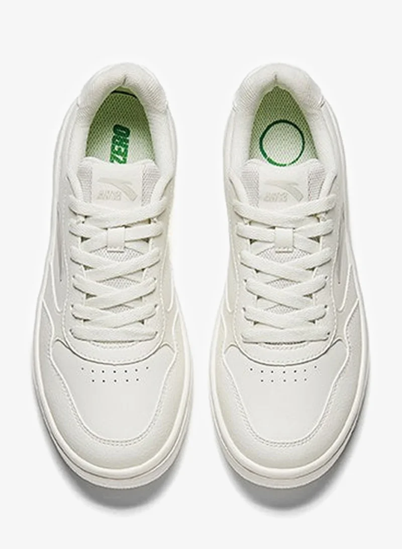 ANTA Beige Women’s Classic Low-Top Board Sneakers – Clean Minimal Style for Women | Best Price UAE