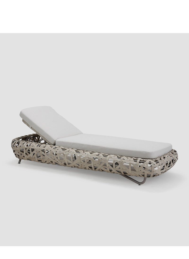 AL HUZAIFA FURNITURE Curl Outdoor Chaise Lounge  - Image 1