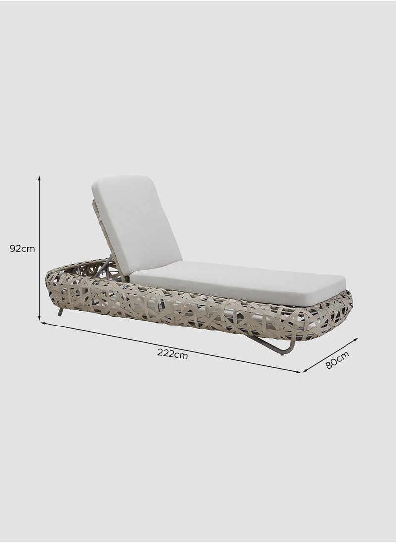 AL HUZAIFA FURNITURE Curl Outdoor Chaise Lounge  - Image 5