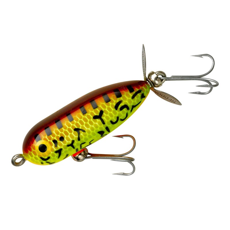 Heddon Torpedo Prop-Bait Topwater Fishing Lure with Spinner Action, Brown Crawdad, Tiny Torpedo (1/4 oz) - Image 5